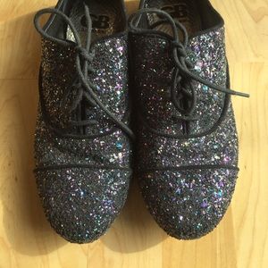 GIANNI BINI Sparkle Lace up Shoes